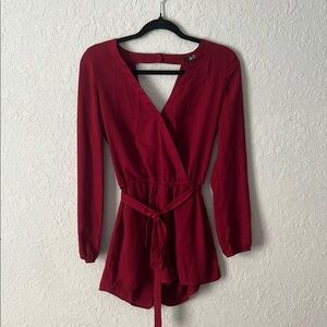 BeBop Red Wrap Dress